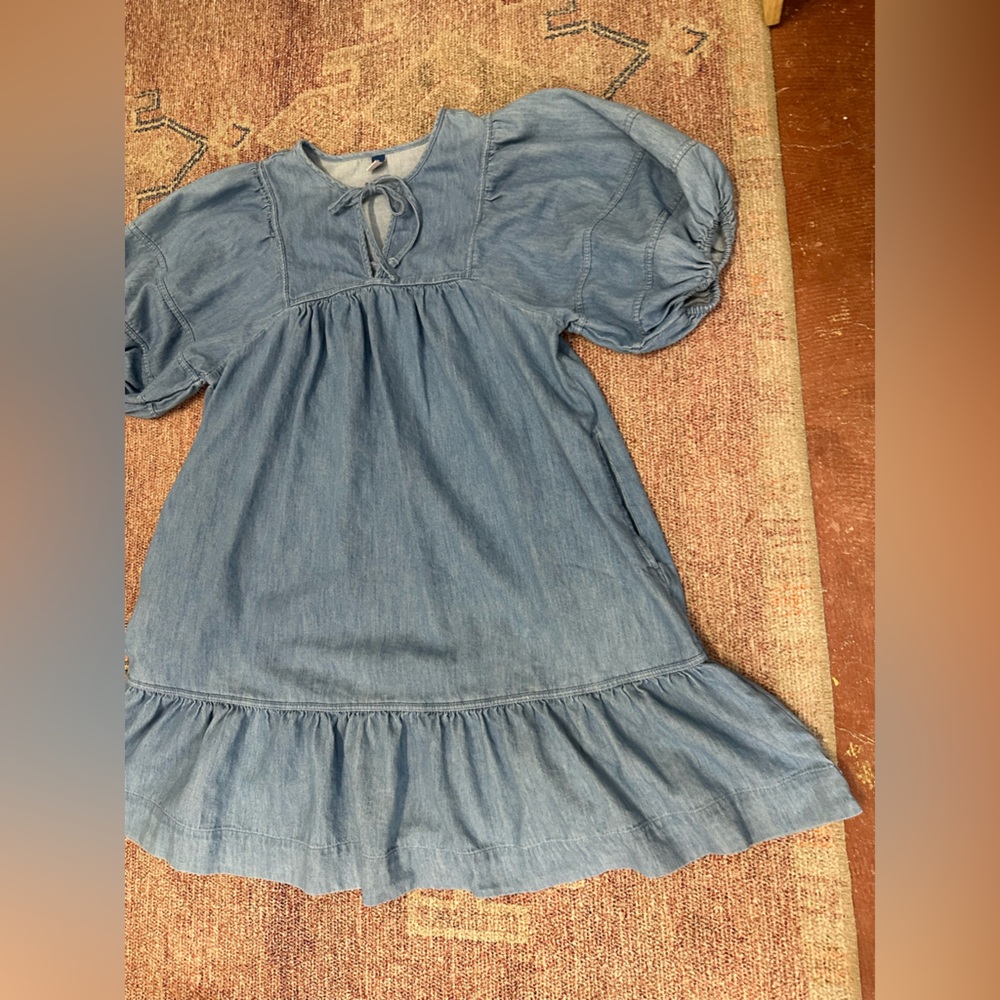 Old Navy Light Blue Denim Dress - Picture 5 of 16